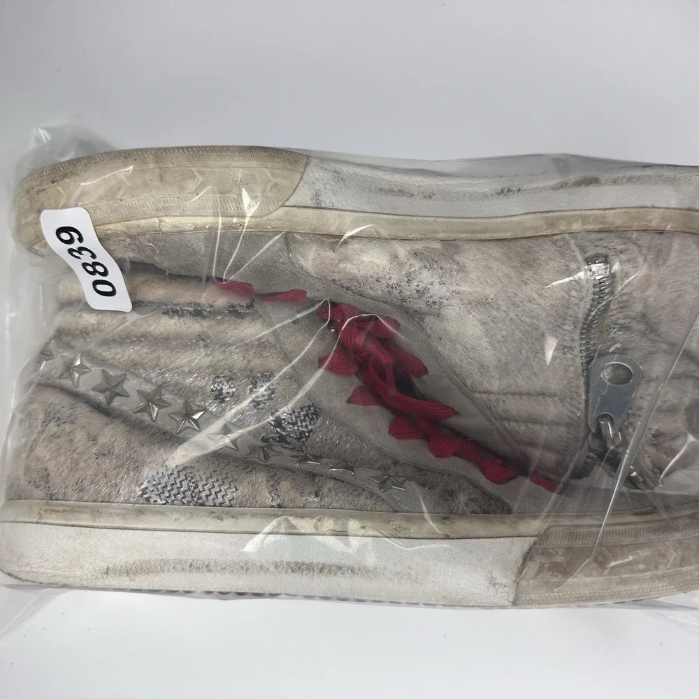 Steve Madden Kenzie‎ Star Studded Hi Top Shoes Sneakers Womens Size 7.5